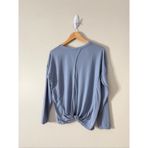 Zella Breathe Long Sleeve Crewneck Split Size Small Athletic T-shirt NEW - Picture 4 of 8